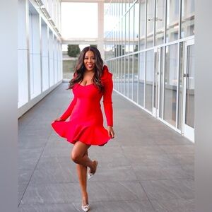 Holiday Express Sweater Dress